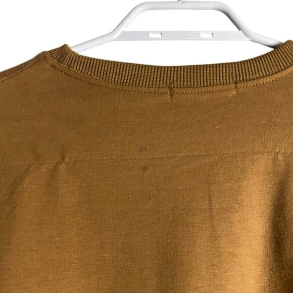 ROMWE Women's Brown Alaska The Front Frontier Embroidered Crewneck Sweatshirt - Picture 8 of 8